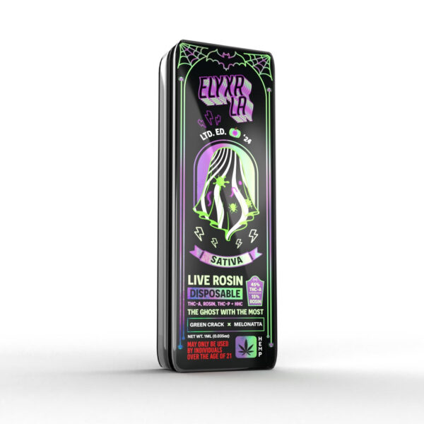 Elyxr Live Rosin THC-A + THC-P + HHC 1G Disposable Vape Pen - Image 2