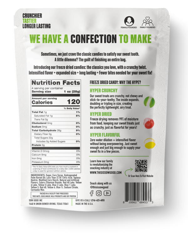 Freeze Dried Skittles - Sow Good Candy - Image 2