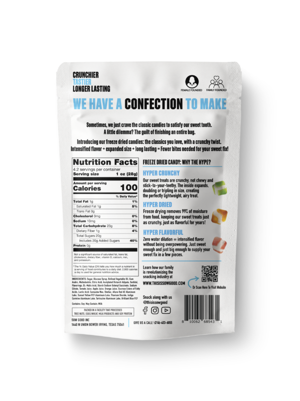 Freeze Dried Sweet Squares - Sow Good Candy - Image 2