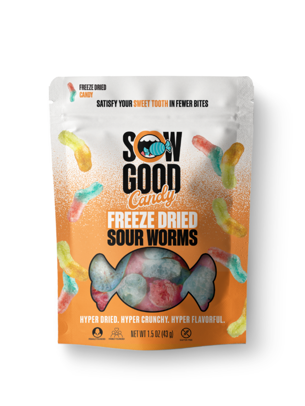 Freeze Dried Gummy Worms - Sow Good Candy