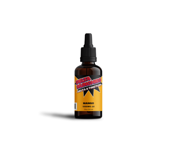 Delta Munchies Delta 8 Tincture - Mango 1,000mg