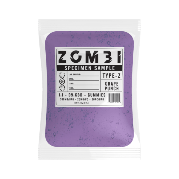 Zombi Delta 9 Gummies | 500mg - Image 3