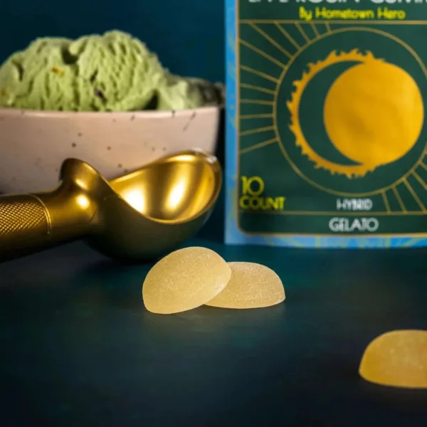 Hometown Hero Delta 9 Live Rosin Gummies - Gelato - Image 3