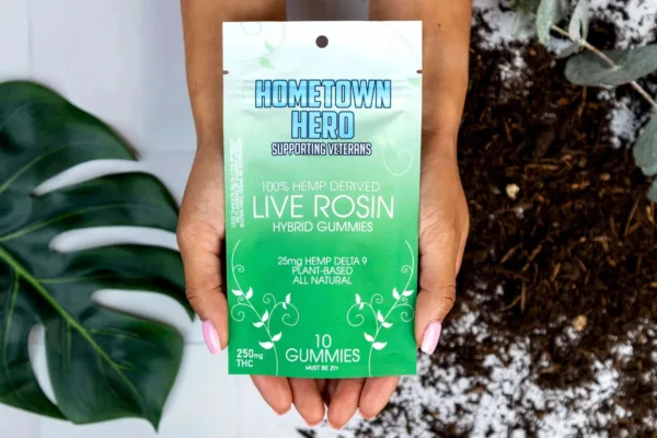 Hometown Hero Delta 9 Live Rosin Gummies - Hybrid - Image 3