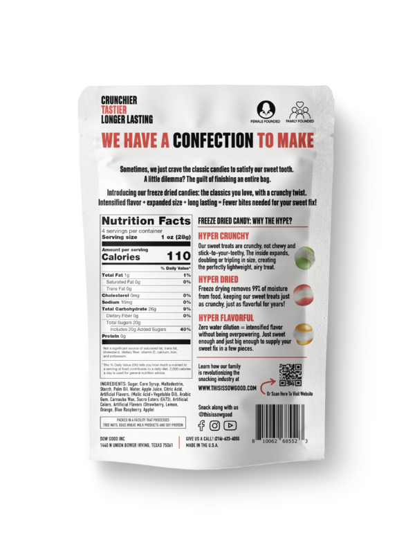 Freeze Dried Sweet Spheres - Sow Good Candy - Image 2
