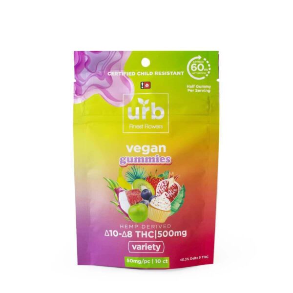 Urb D8 | D10 THC Gummies - 500mg