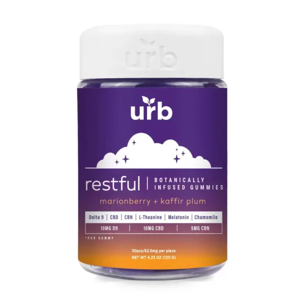 Urb Restful Botanically Infused Gummies - Image 2