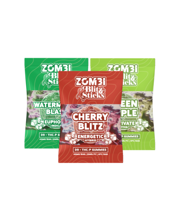 Zombi Blitz Sticks Delta 9 & THCP Gummies | 4ct
