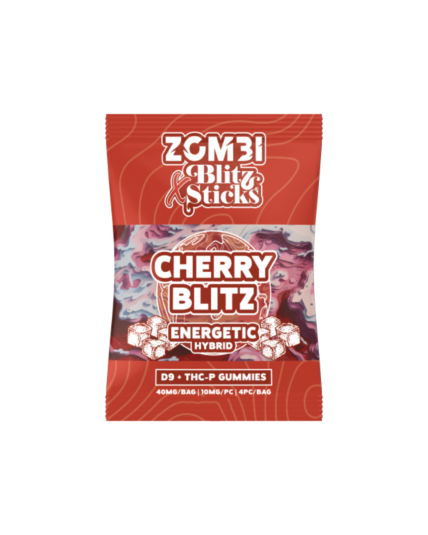 Zombi Blitz Sticks Delta 9 & THCP Gummies | 4ct - Image 2