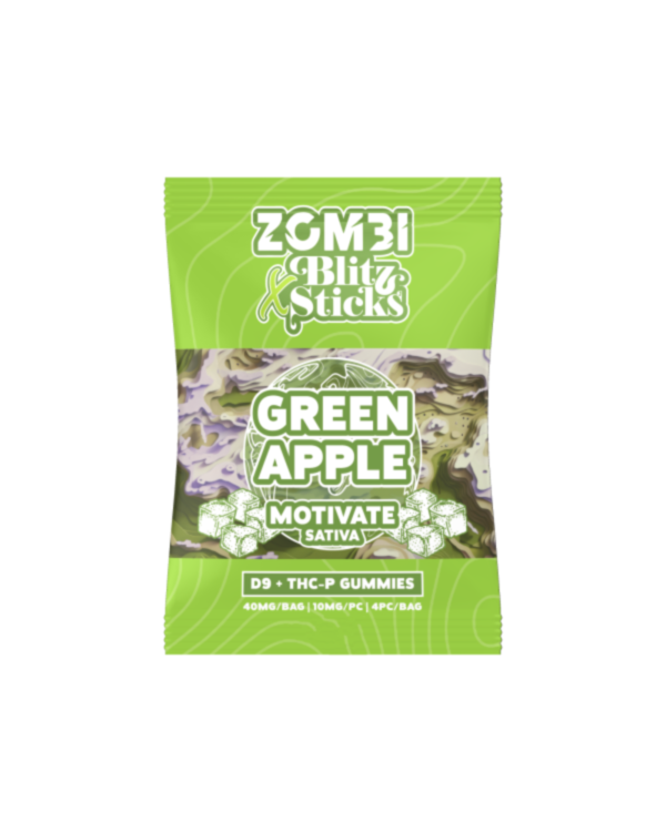 Zombi Blitz Sticks Delta 9 & THCP Gummies | 4ct - Image 3