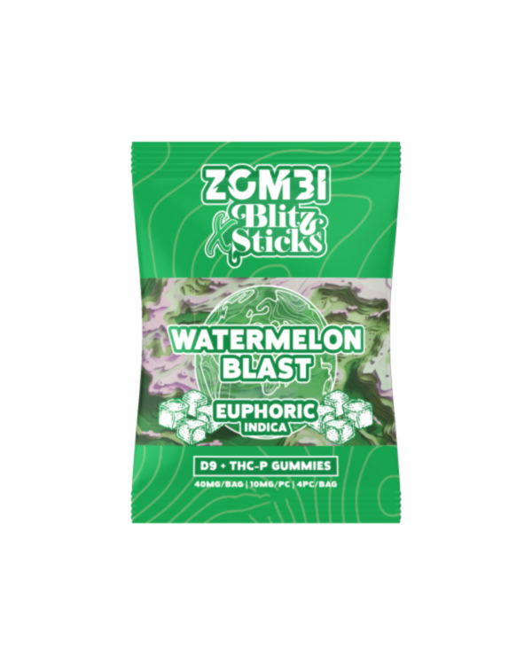 Zombi Blitz Sticks Delta 9 & THCP Gummies | 4ct - Image 4