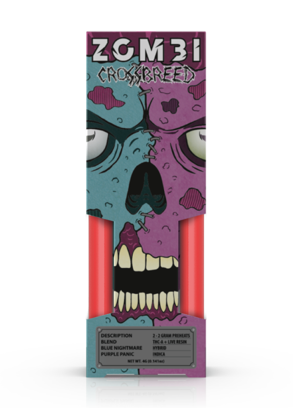 Zombi Crossbreed THCA Live Resin Disposable 4g | 2pk - Image 2