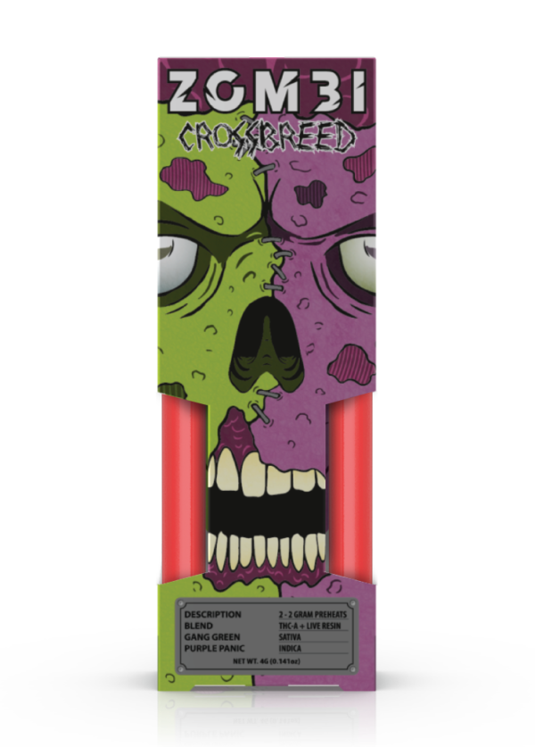 Zombi Crossbreed THCA Live Resin Disposable 4g | 2pk - Image 3